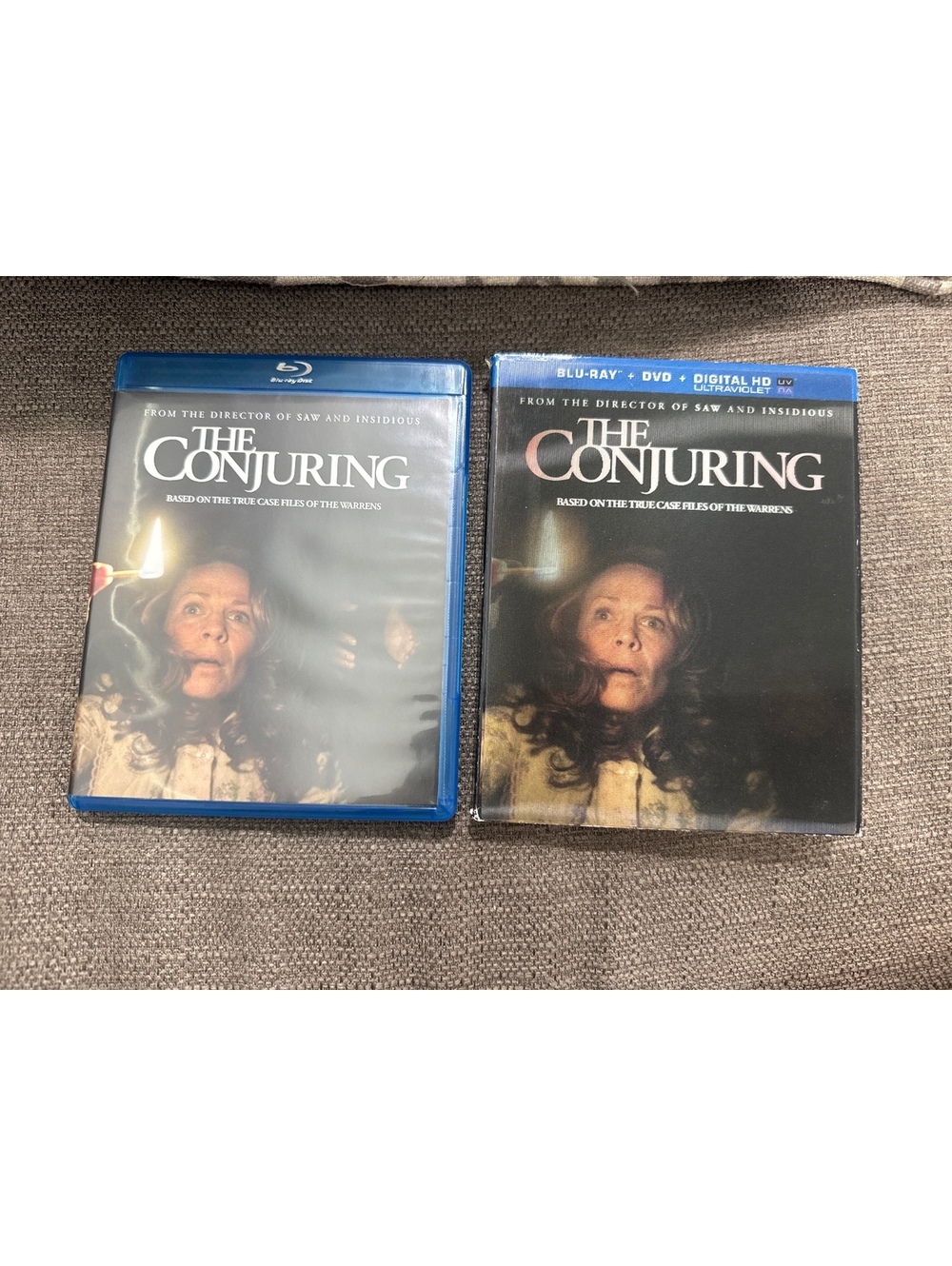 The Conjuring (Blu-Ray + DVD + digital) w/lenticular slipcover